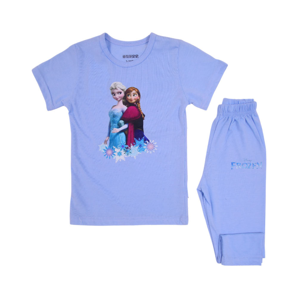 GIRLS S/S 2PC SLEEPING SUIT MZS-24 2-3 YEAR 5659