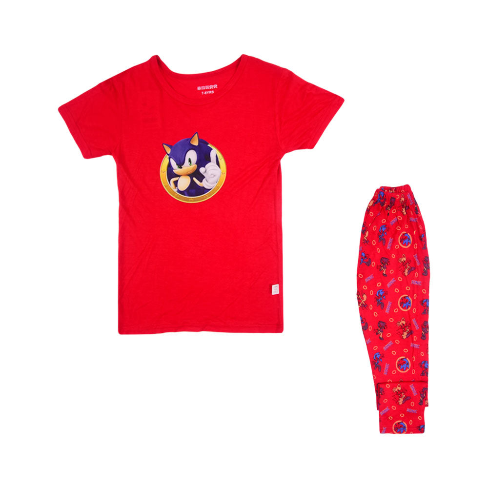 BOYS S/S 2PC SLEEPING SUIT MZS-24 7-8 YEAR 5745