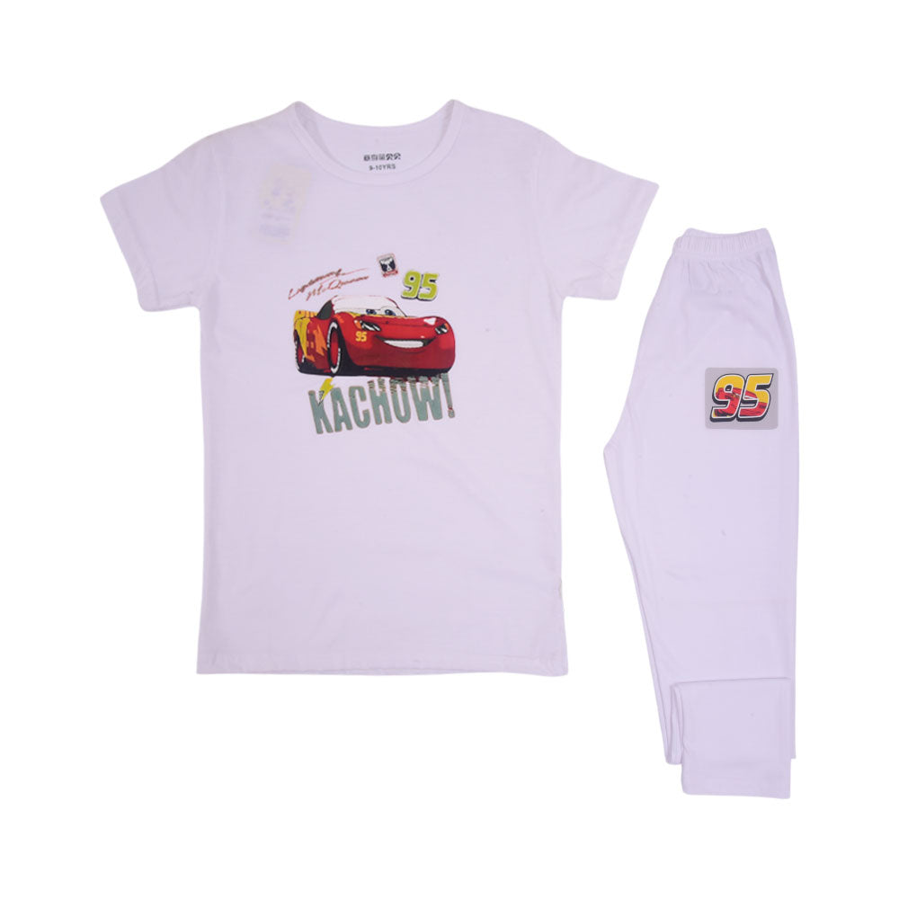 BOYS S/S 2 PCS SLEEPING SUIT MZS-24 9-10 Y 5601