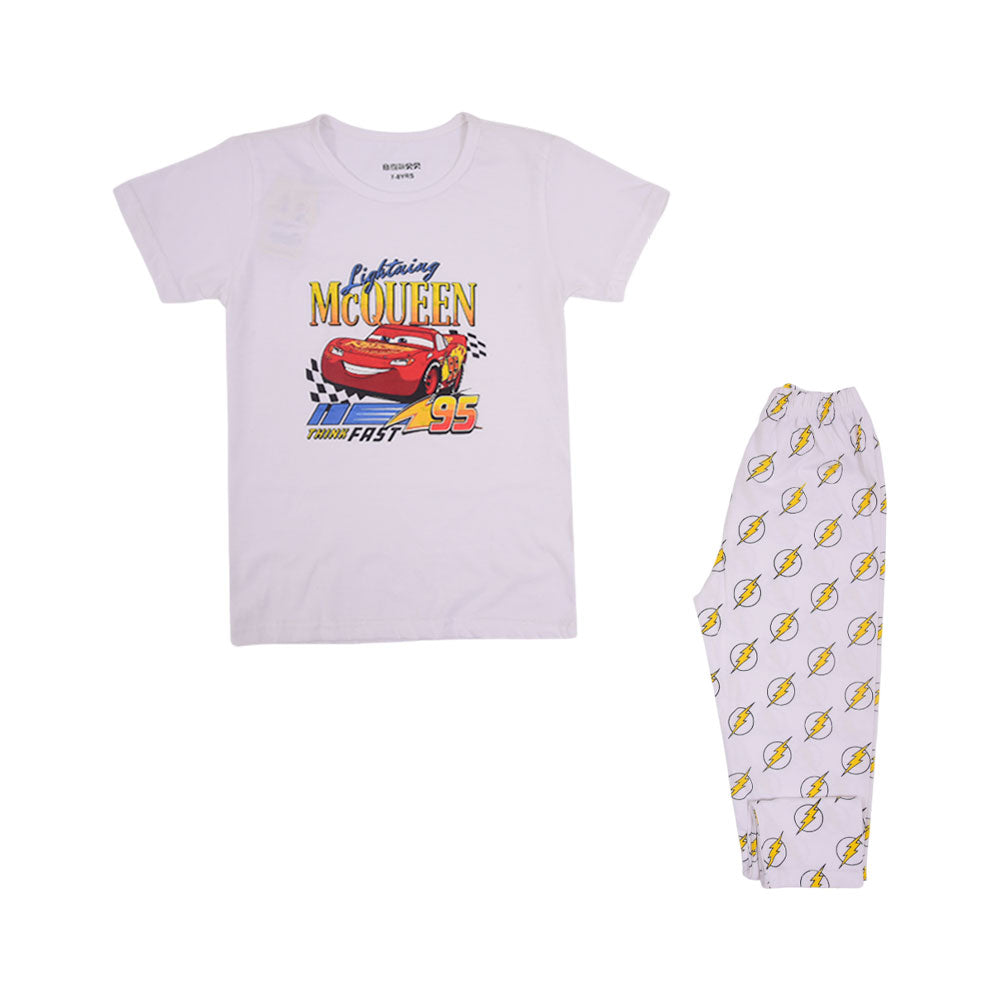 BOYS S/S 2 PCS SLEEPING SUIT MZS-24 7-8 Y 5608