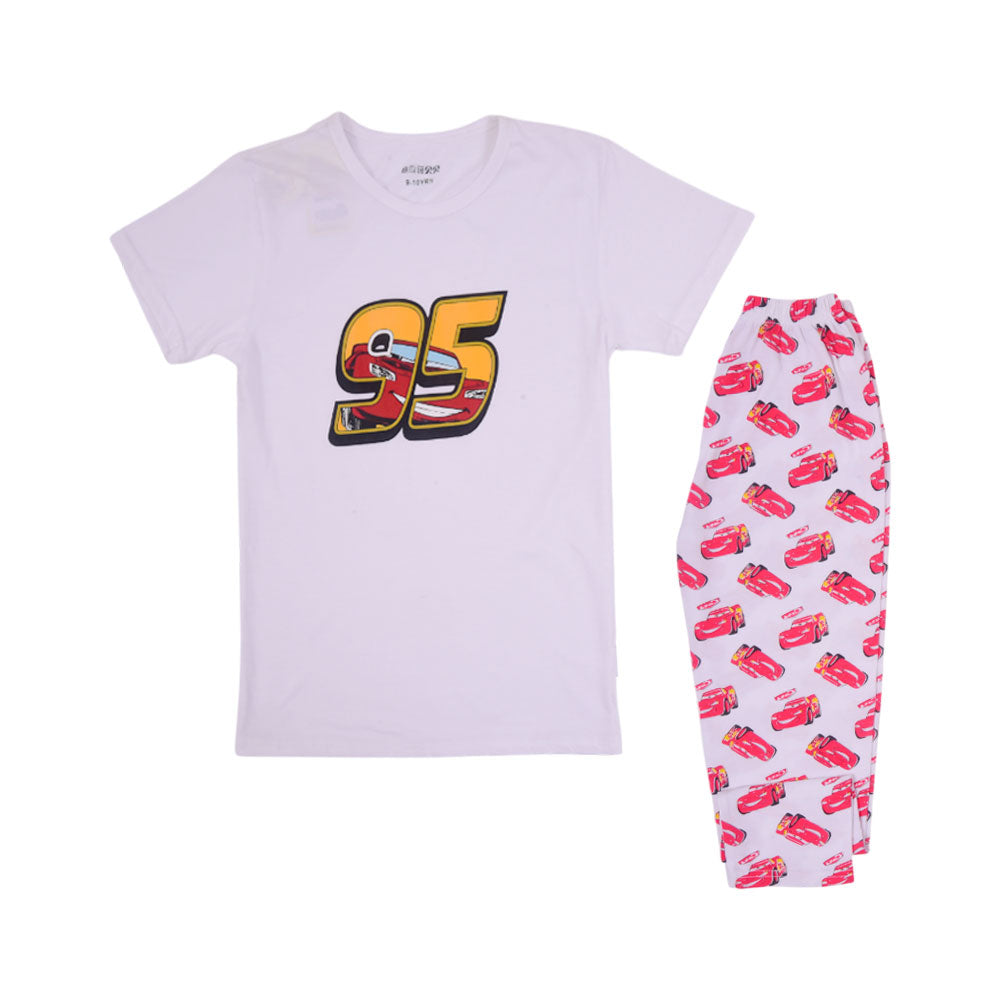 BOYS S/S 2 PCS SLEEPING SUIT MZS-24 9-10 Y 5607