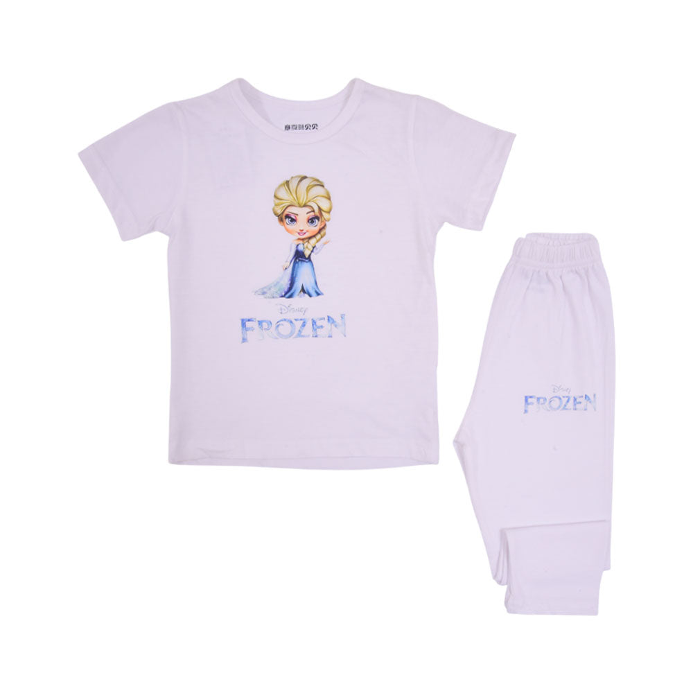 GIRLS S/S 2 PCS SLEEPING SUIT MZS-24 3-4 Y 5653