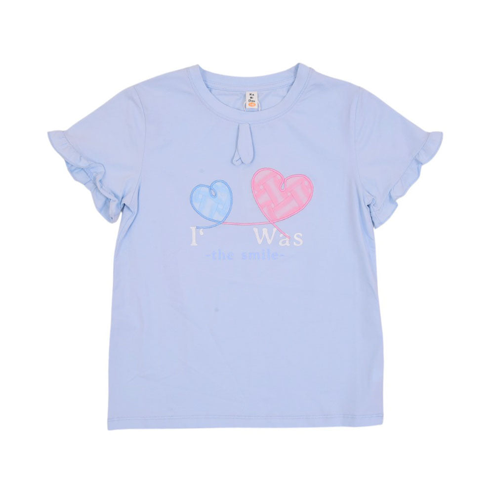 GIRLS S/S BLOUSE MZS-24 7-8 Y 082