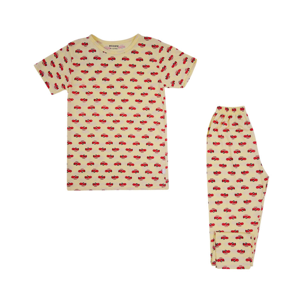 BOYS S/S 2 PC PACK SLEEPING SUIT MZS-24 11-12 Y 5610