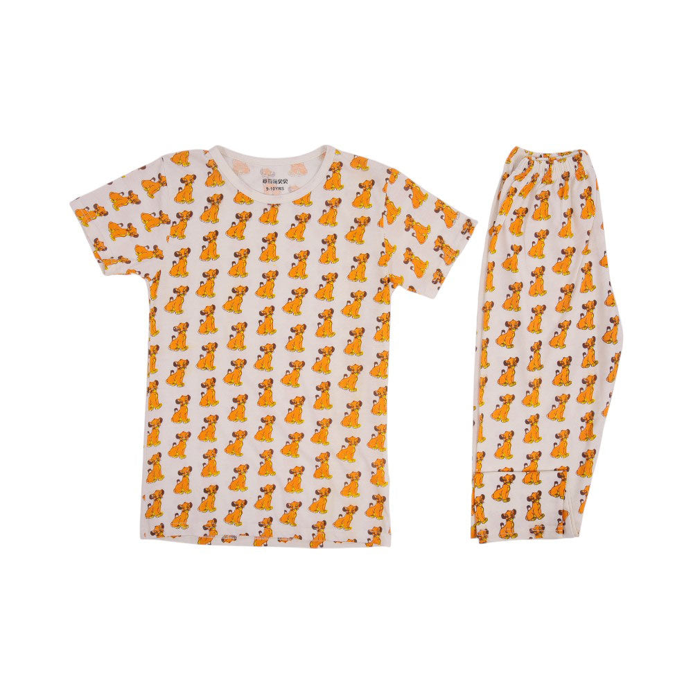 BOYS S/S 2 PC PACK SLEEPING SUIT MZS-24 9-10 Y 5625