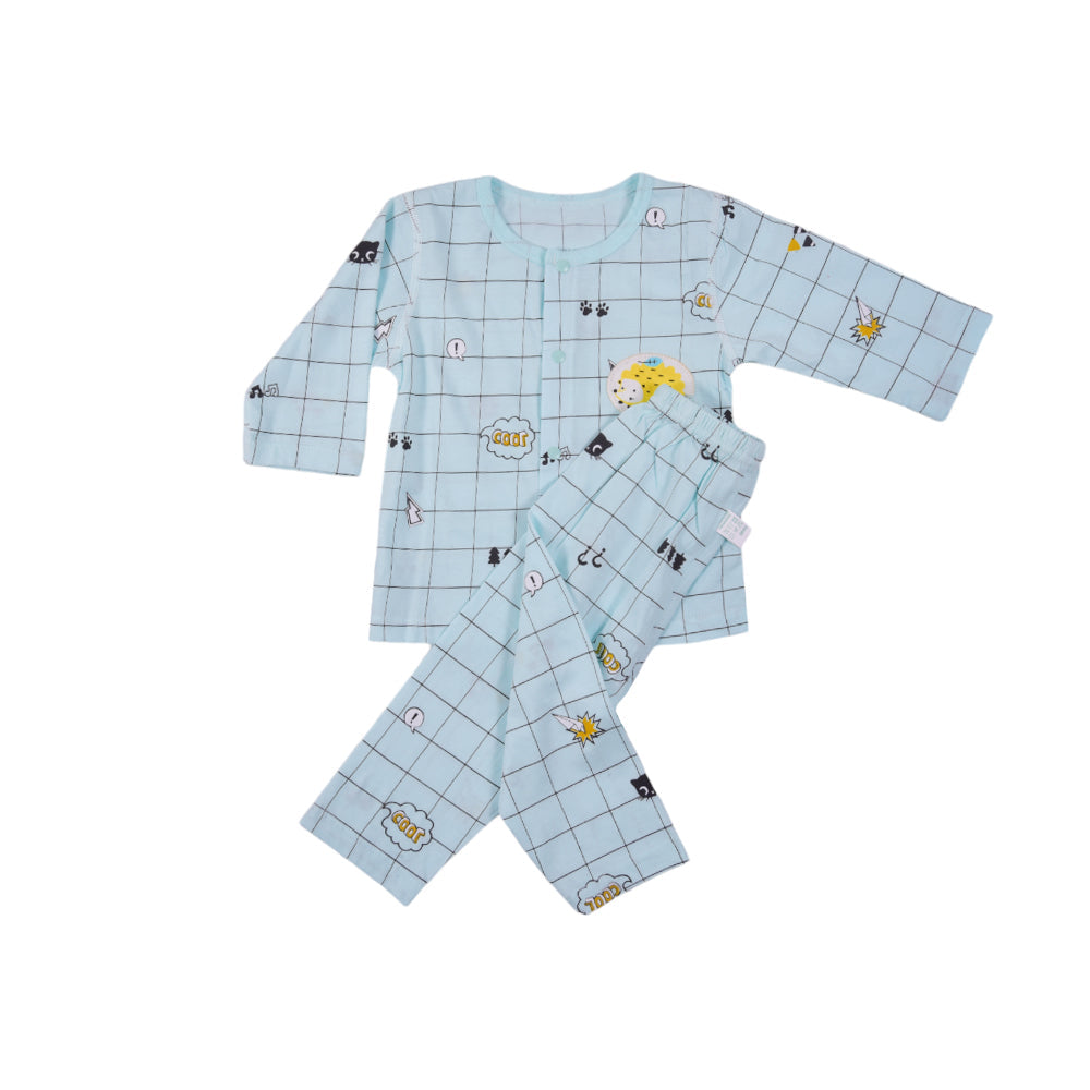 BOYS L/S 2PC PAJAMA SUIT MZS-24 6-9M 118