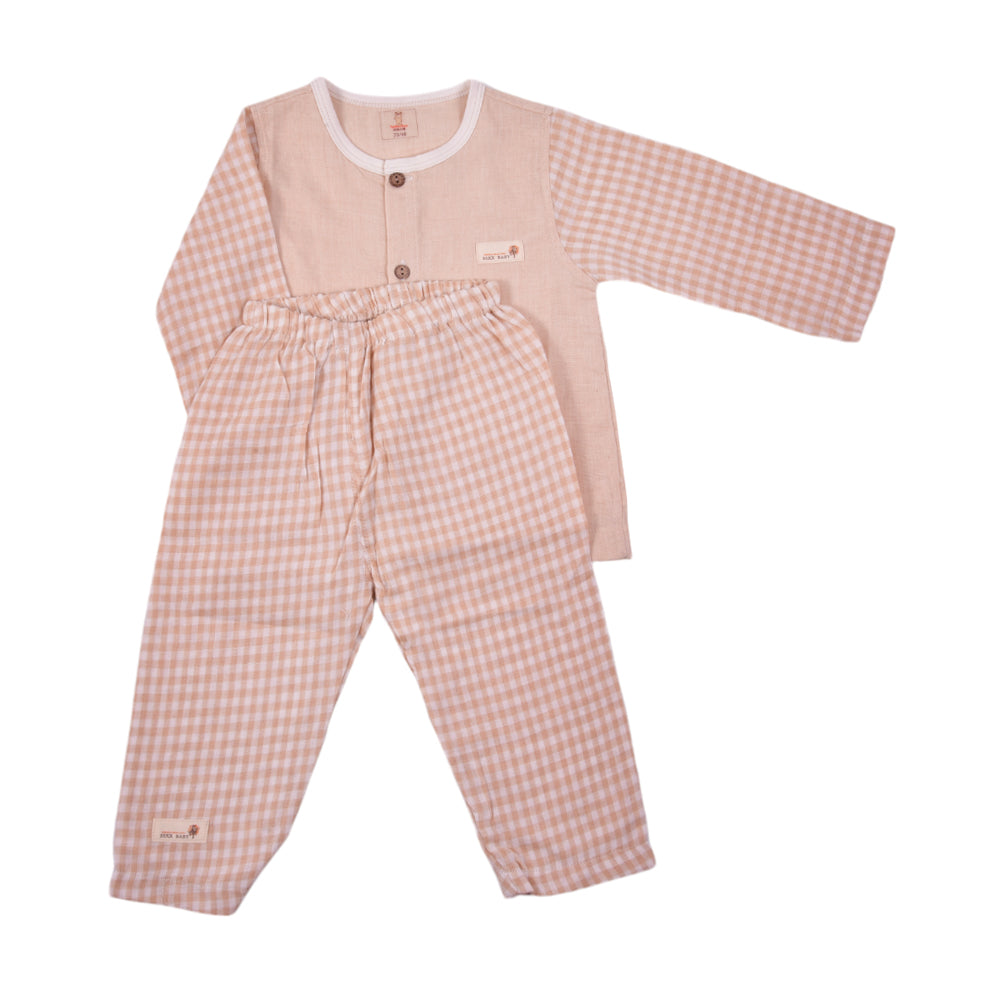 BOYS L/S 2PC PAJAMA SUIT MZS-24 9-12M 119
