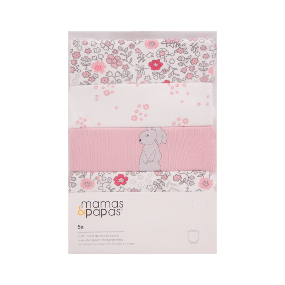 GIRLS S/S 5PC BODY SUIT M&P MZS-24 6-9M CHI 5001