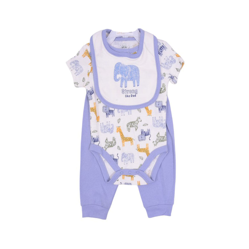 BOYS S/S 3PC BODY SUIT MZS-24 6-9M BP11212-BP11206