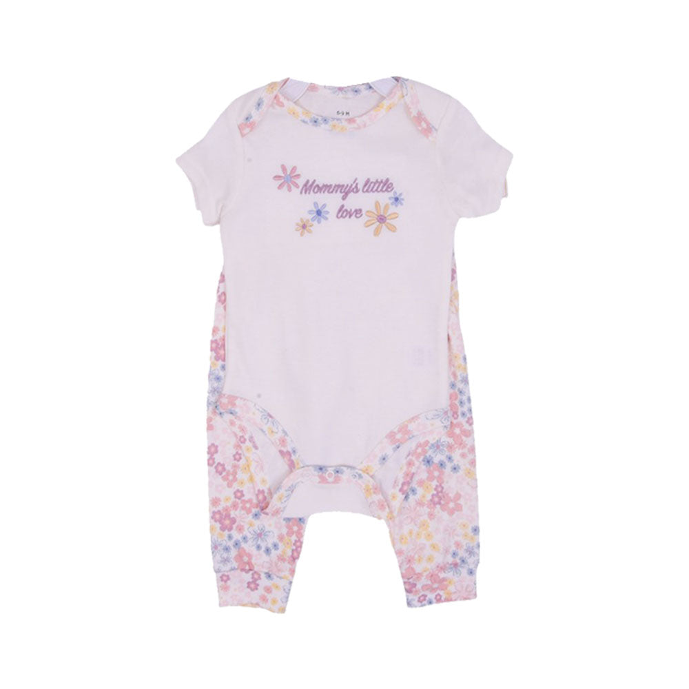 GIRLS S/S 3PC BODY SUIT MZS-24 6-9M BP11212-BP11206
