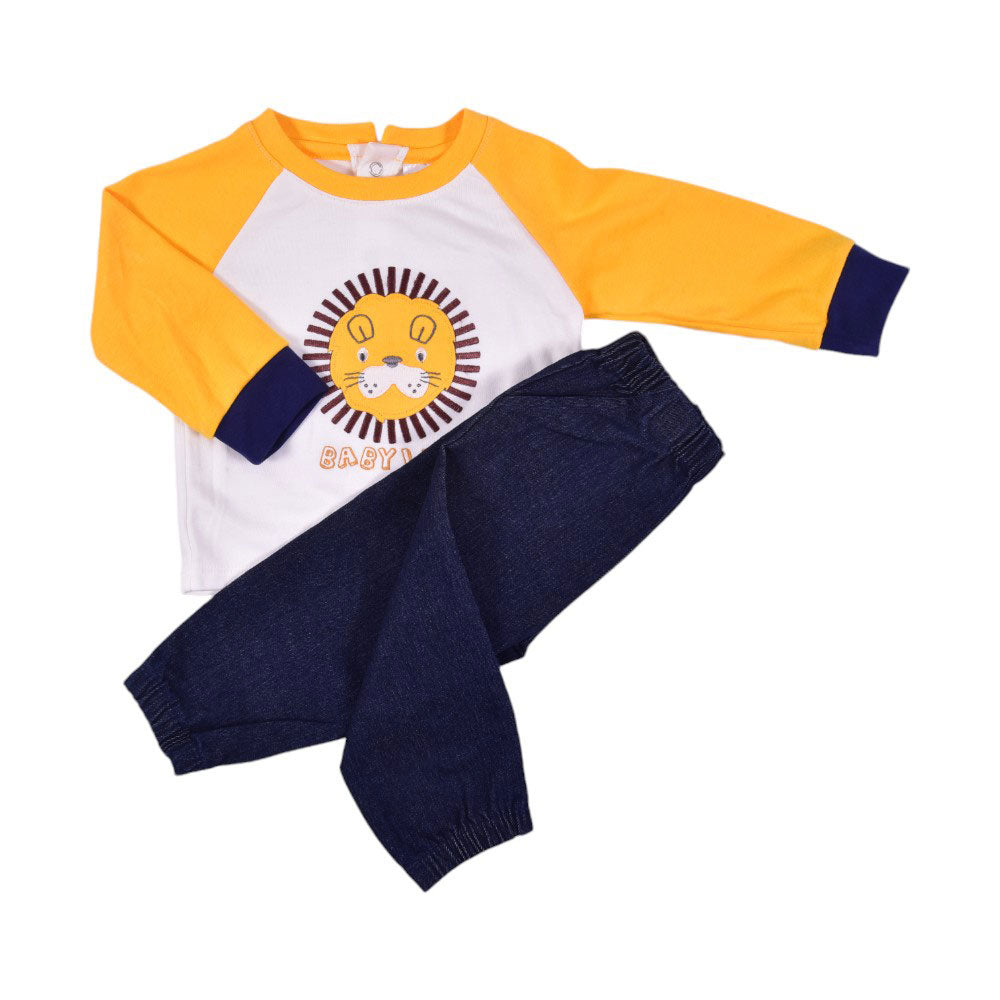 BOYS L/S 2PC PAJAMA SUIT MZW-24 6-9M 239-020