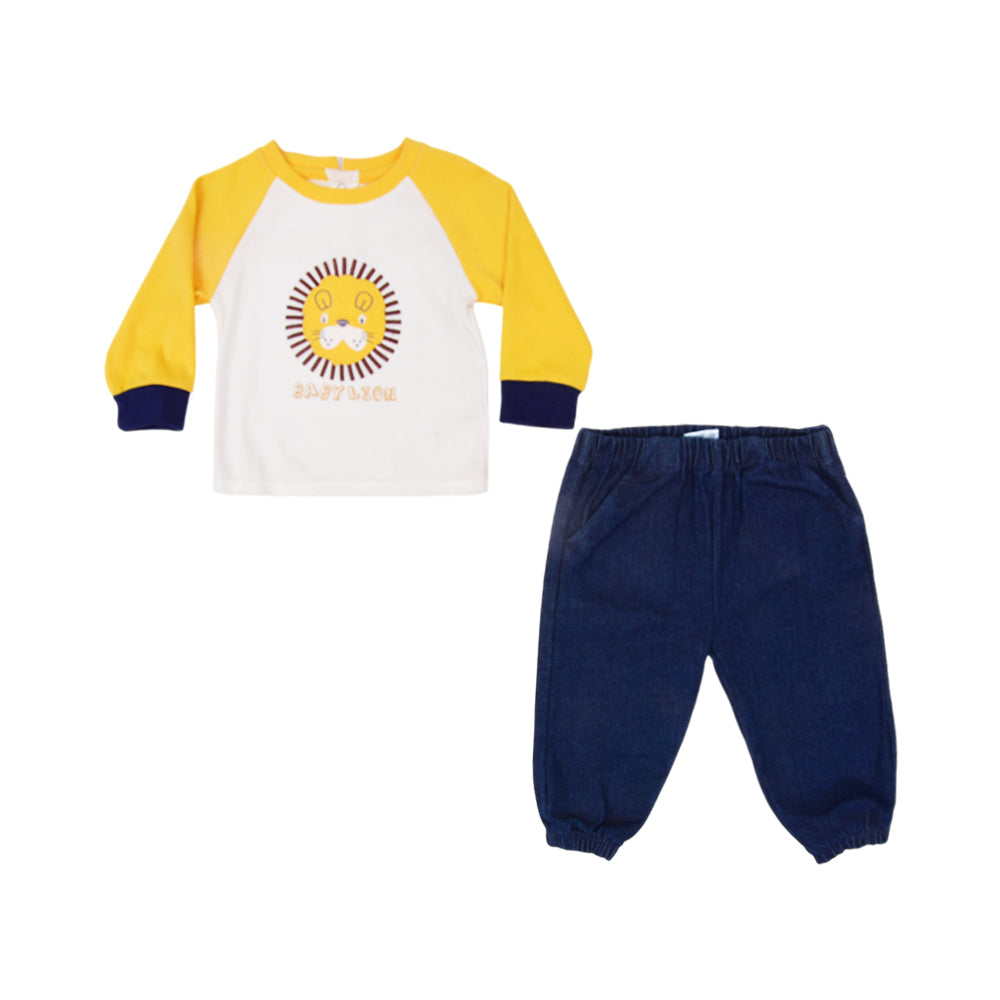 BOYS L/S 2PC PAJAMA SUIT MZW-24 9-12M 239-020