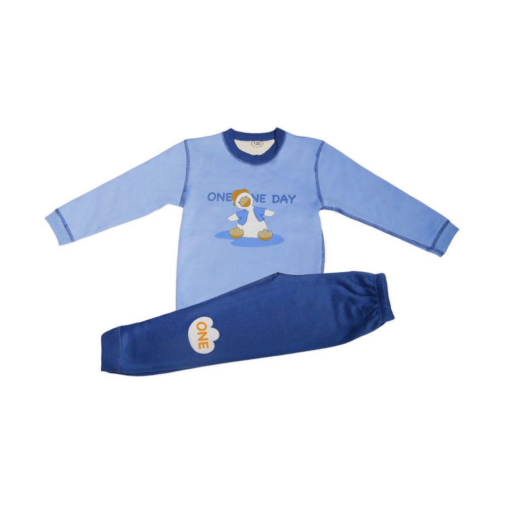 BOYS L/S 2PC PAJAMA SUIT 4-5Y MZS-24 5936