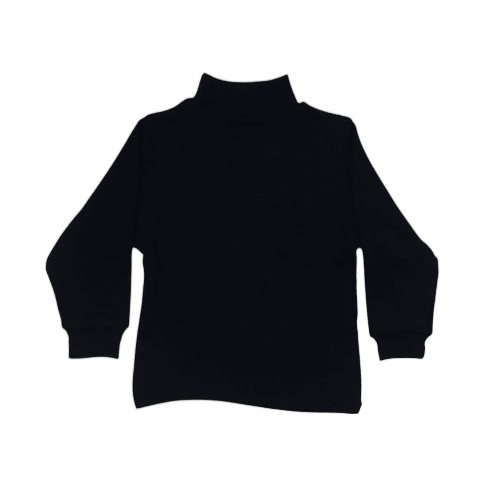 THERMAL L/S MOCK NECK SHIRT N & E BLUE MZW-24 18-24M