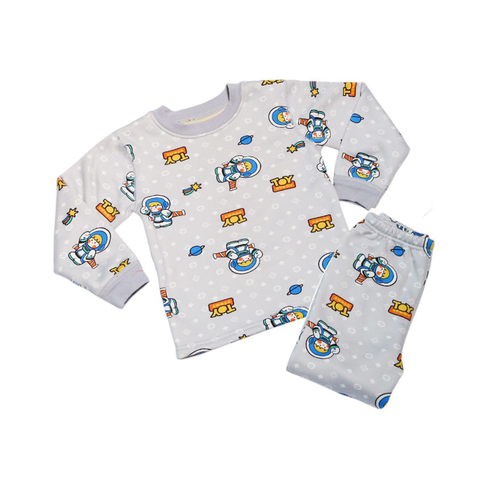 BOYS L/S 2PC PAJAMA SUIT MZW-24 2-3 YEAR 01011