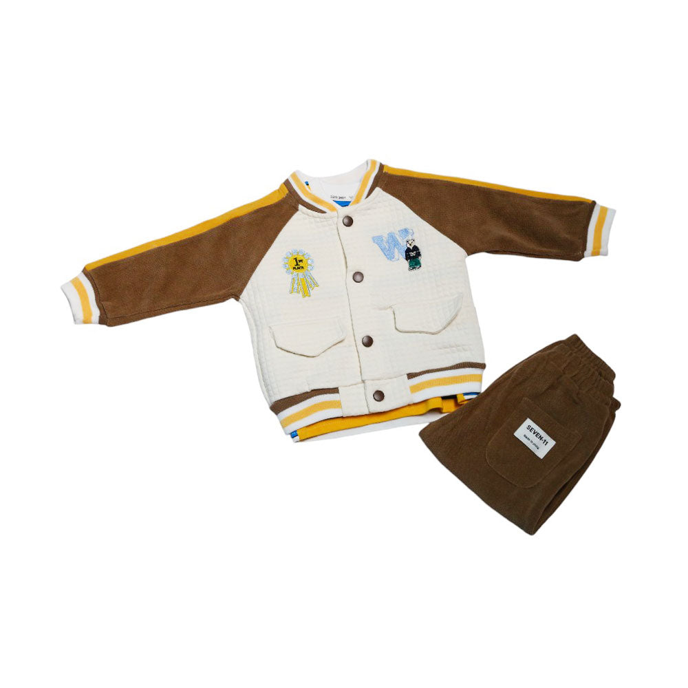 BOYS L/S 3PC PAJAMA SUIT MZW-24 6-9M 01013