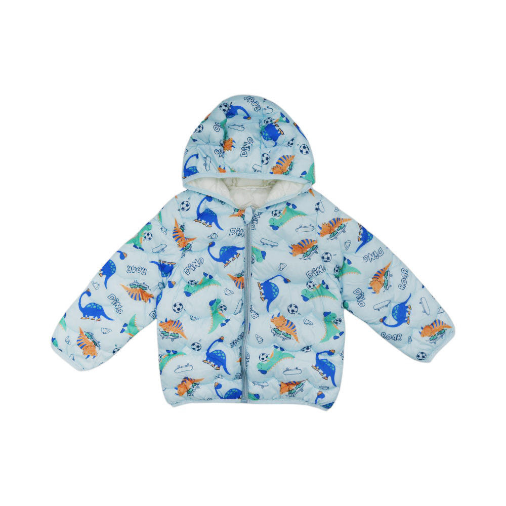 BOYS L/S PUFFER JACKET HOODED MZW-24 18-24M 52