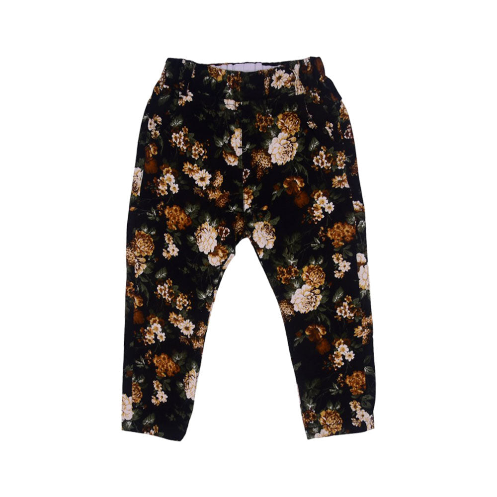 GIRLS SWEAT JEANS PRINTED MZW-24 3-6M 17