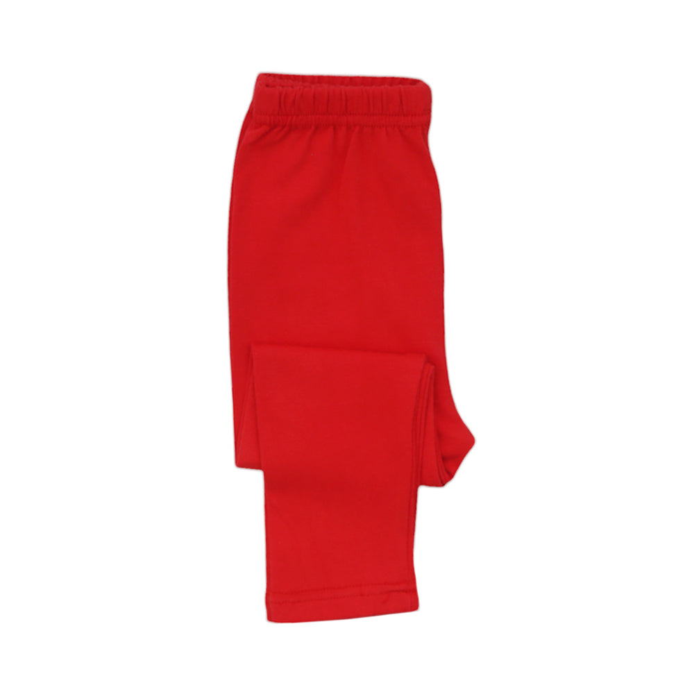 GIRLS TIGHTS PLAIN COL RED N&E MZW-24 0395