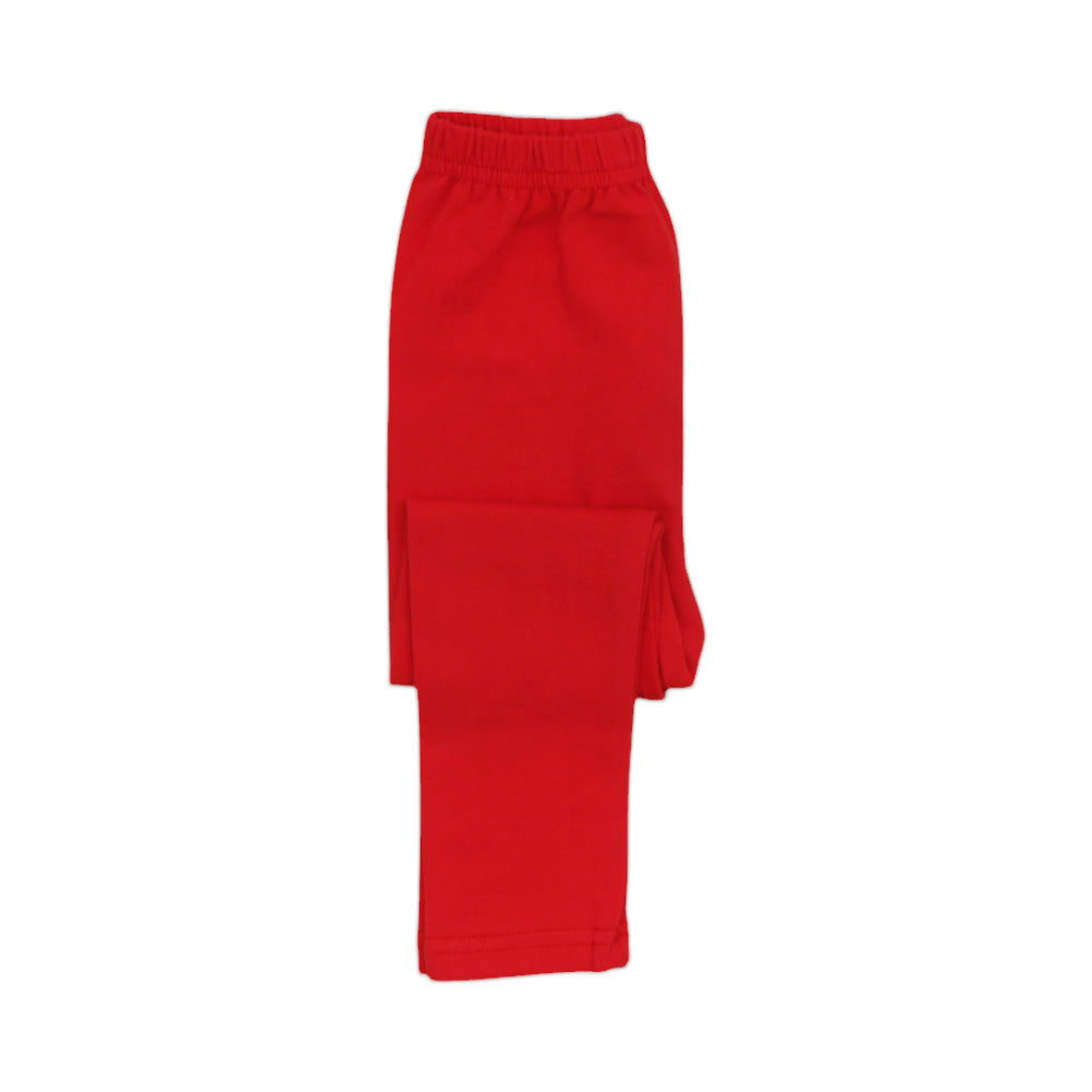 GIRLS TIGHTS PLAIN COL RED N&E MZW-24 3-4 YEAR 0395