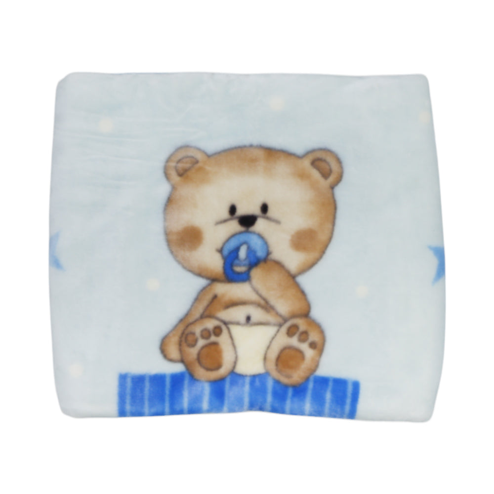 BABY BLANKET MORA 80X110 BLUE MZW-24 C-75