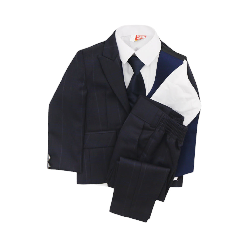 BOYS L/S 5PC PANT COAT SUIT MZW-24 9-12M 150/46