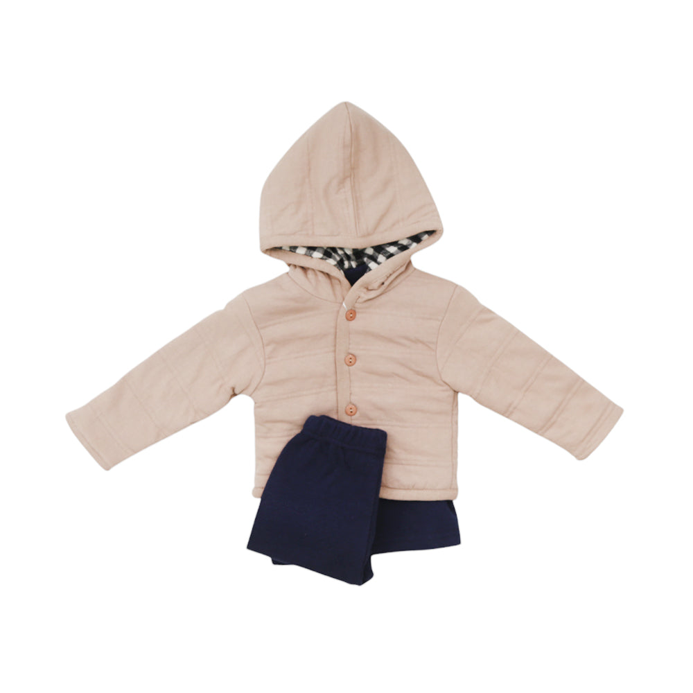 BOYS L/S 3PC PAJAMA SUIT HOODED MZW-24 18-24M 860