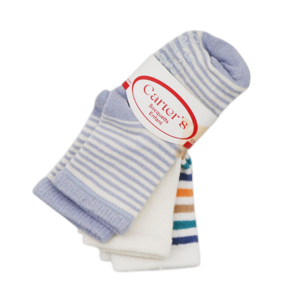 BABY SOCKS 3PC PACK 0-3M MZW-24 HC-1