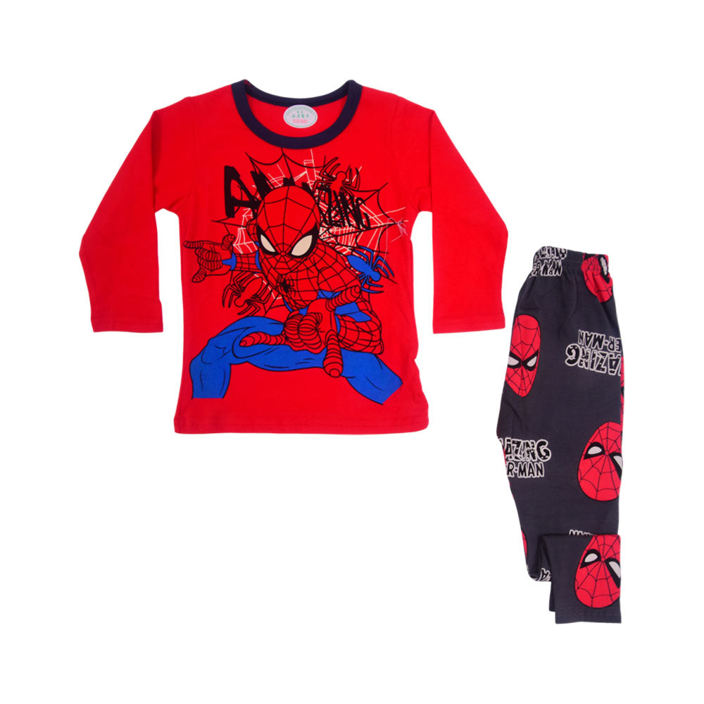 BOYS L/S 2PC SLEEPING SUIT CHR MZW-24 9-12M N-2