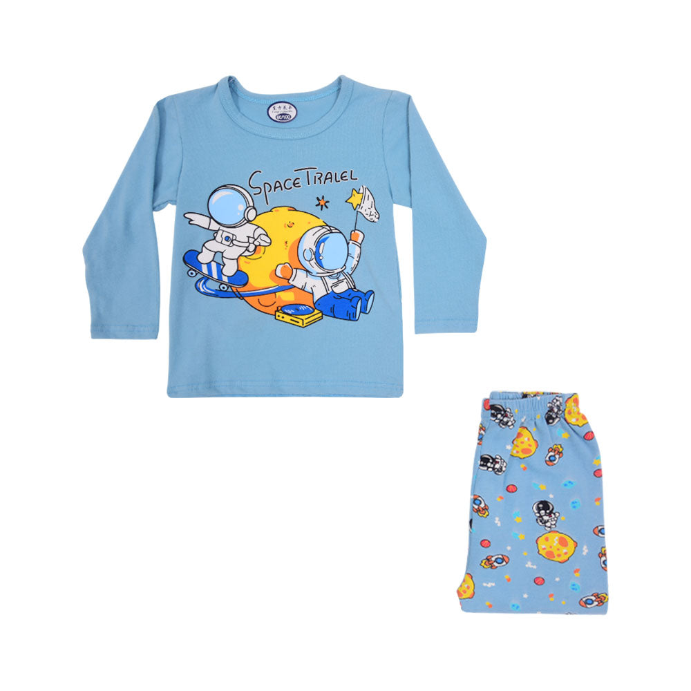 BOYS L/S 2PC SLEEPING SUIT CHR MZW-24 12-18M N-4