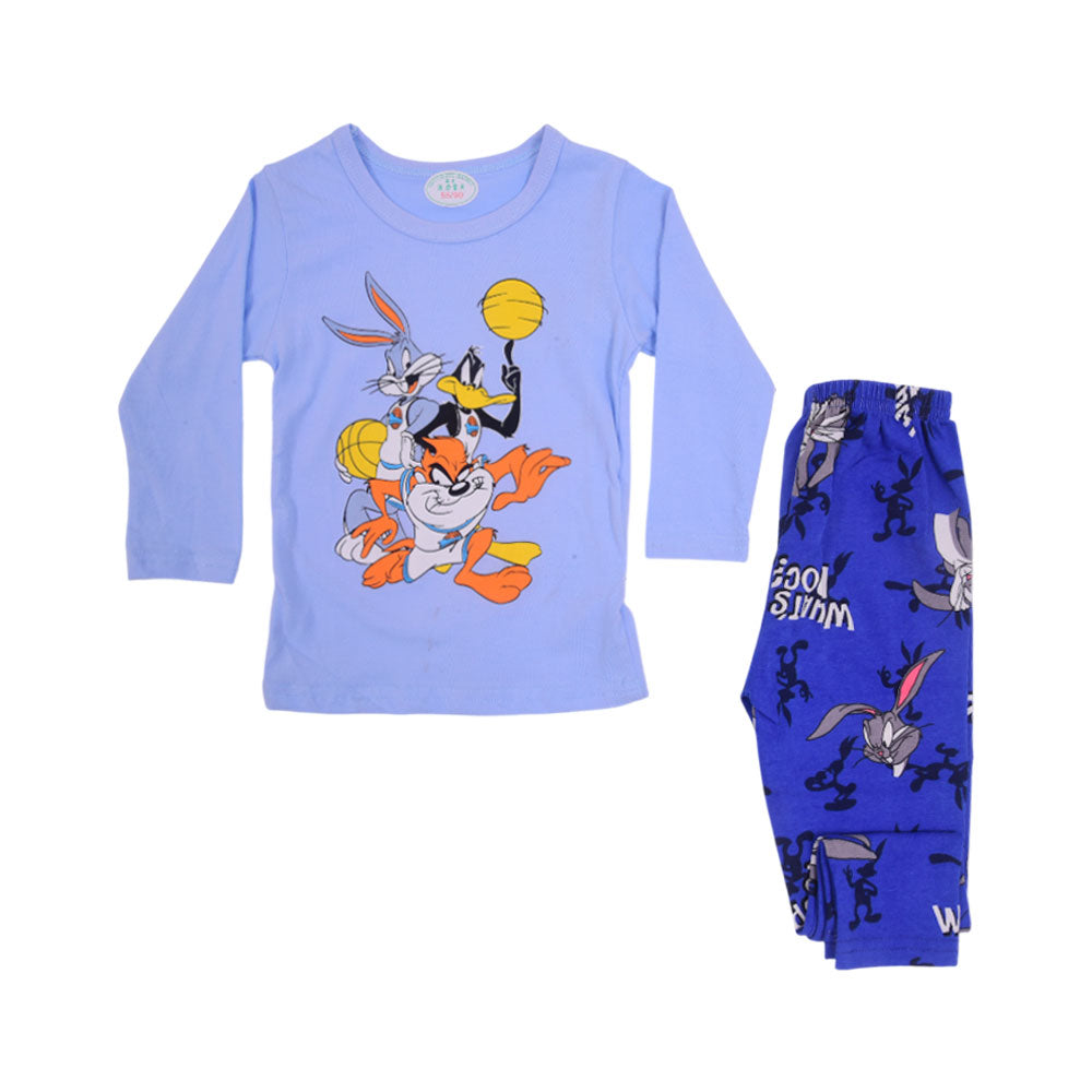 BOYS L/S 2PC SLEEPING SUIT CHR MZW-24 9-12M N-5