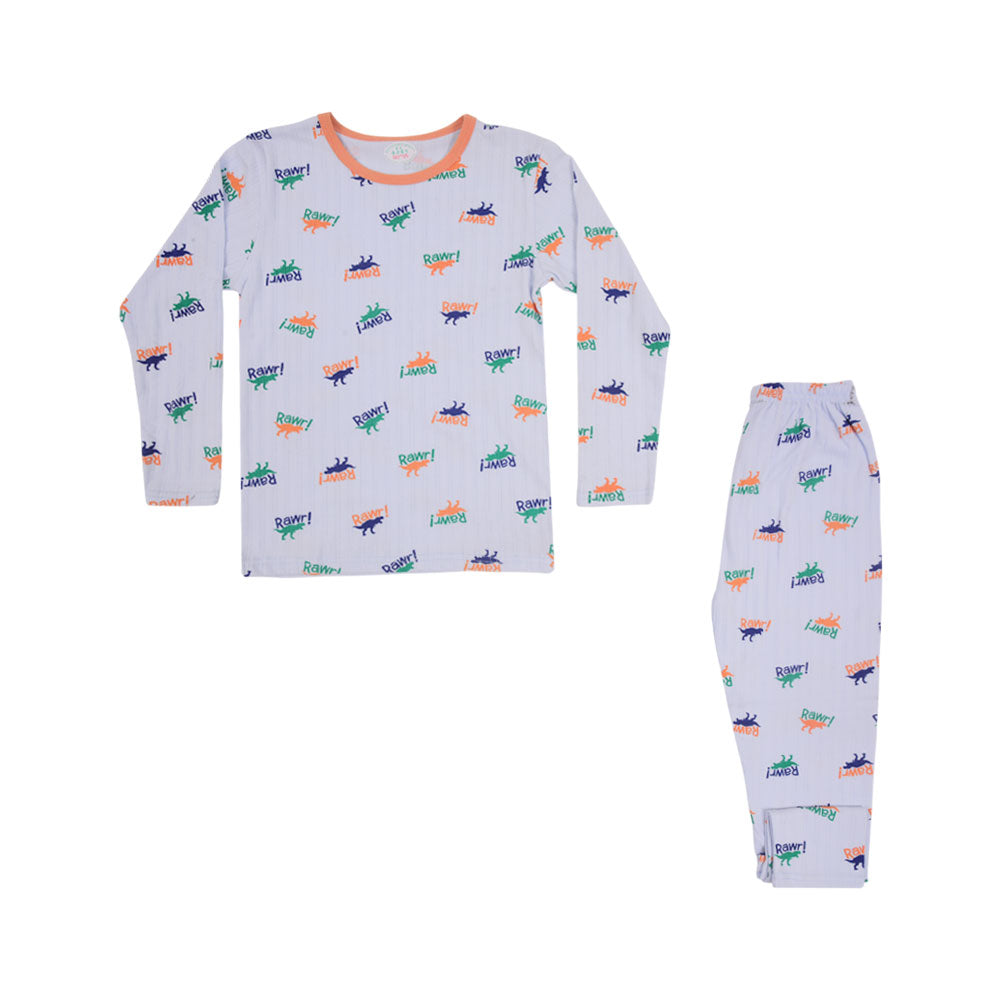 BOYS L/S 2PC SLEEPING SUIT ROT MZW-24 7-8 YEAR N1