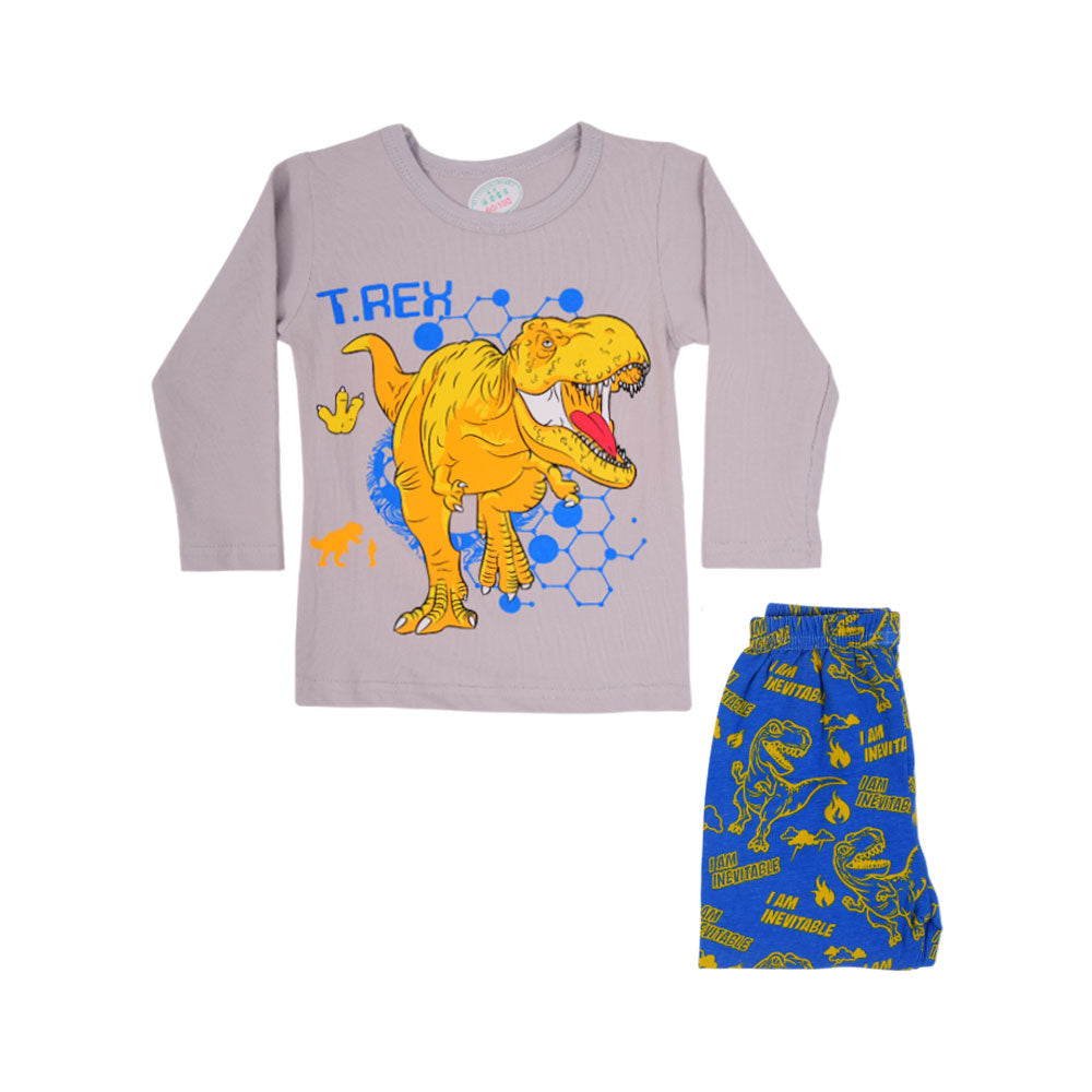 BOYS L/S 2PC SLEEPING SUIT CHR MZW-24 12-18M N-9