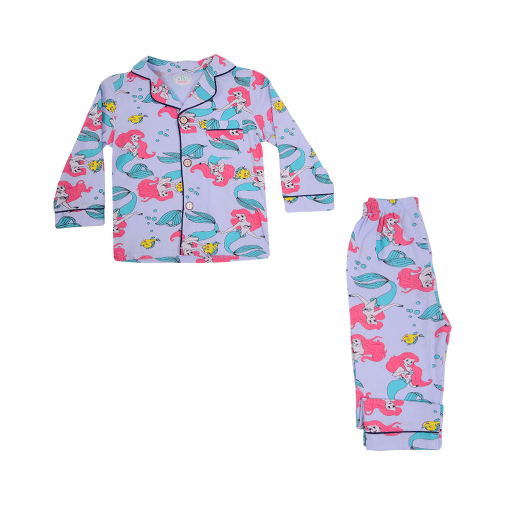 GIRLS L/S 2PC SLEEPING SUIT F/O MZW-24 12-18M NO2