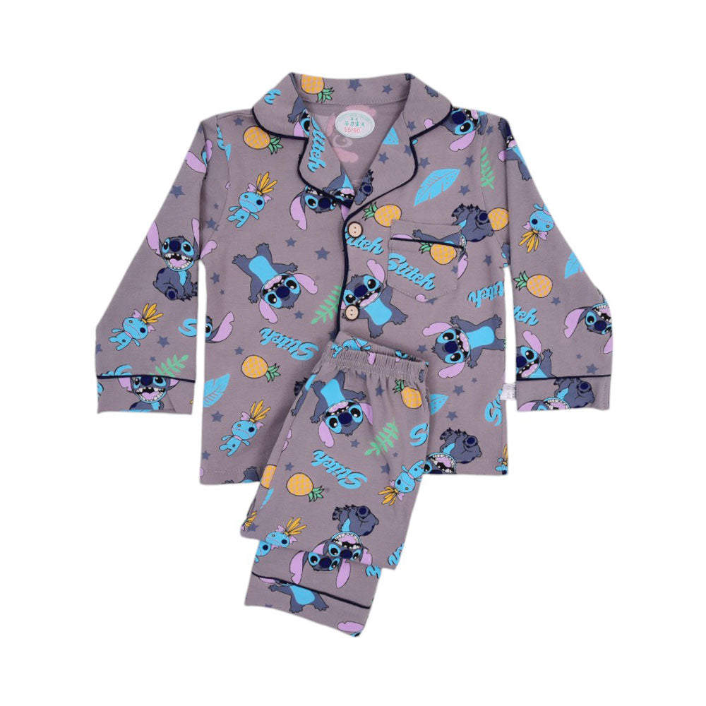 GIRLS L/S 2PC SLEEPING SUIT F/O MZW-24 9-12M NO3