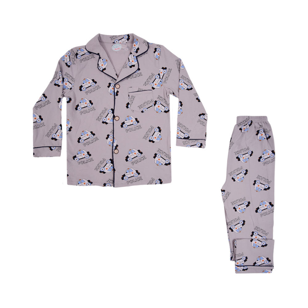 BOYS L/S 2PC SLEEPING SUIT F/O MZW-24 5-6 YEAR NO4