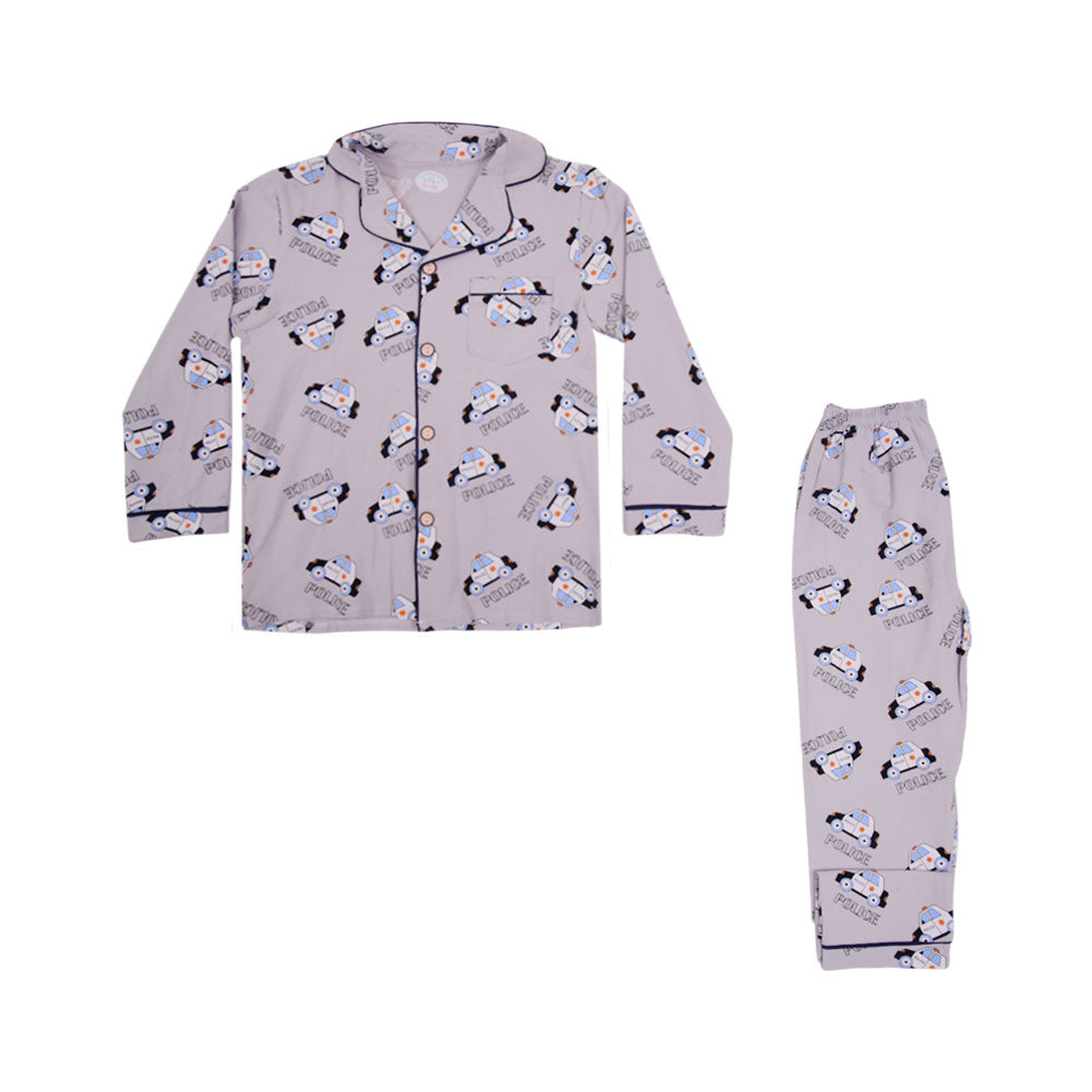BOYS L/S 2PC SLEEPING SUIT F/O MZW-24 8-9 YEAR NO4