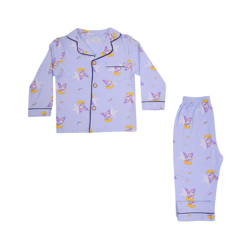 GIRLS L/S 2PC SLEEPING SUIT F/O MZW-24 2-3 YEAR NO6