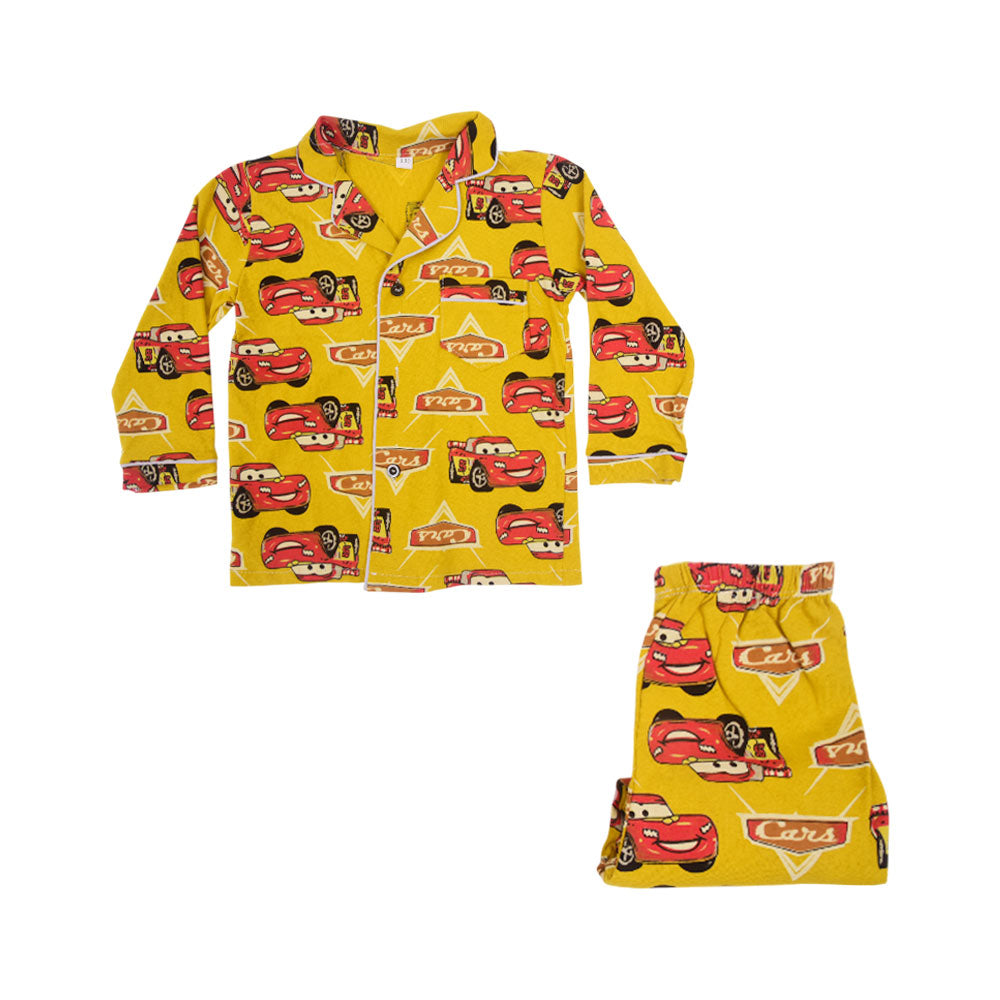 BOYS L/S 2PC SLEEPING SUIT F/O MZW-24 3-4 YEAR NO7