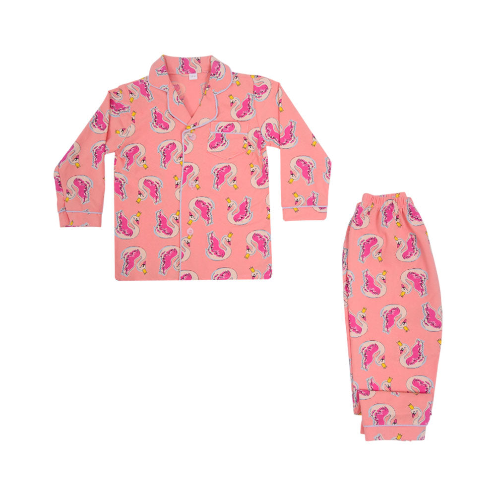 GIRLS L/S 2PC SLEEPING SUIT F/O MZW-24 18-24M NO8