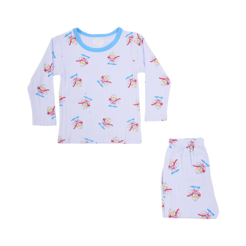 BOYS L/S 2PC SLEEPING SUIT ROT MZW-24 12-18M N7