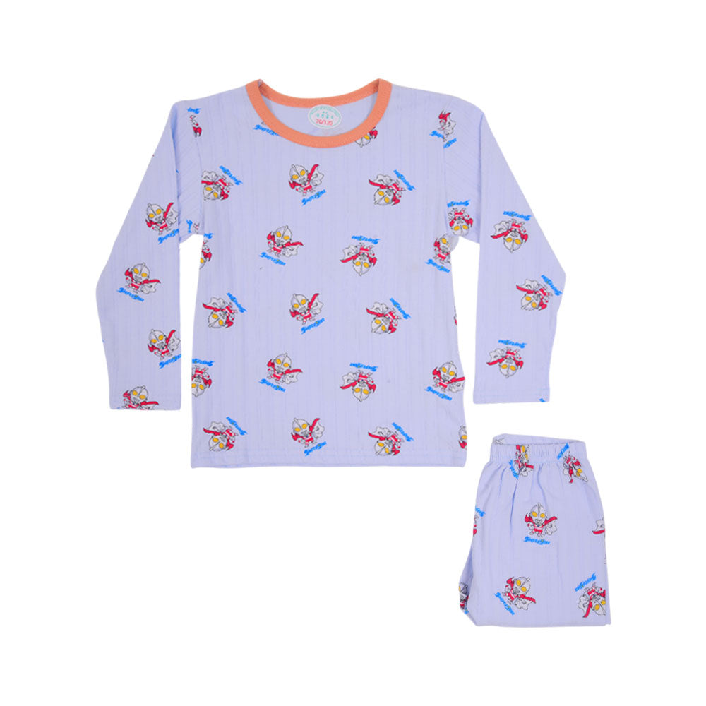 BOYS L/S 2PC SLEEPING SUIT ROT MZW-24 2-3 YEAR N7