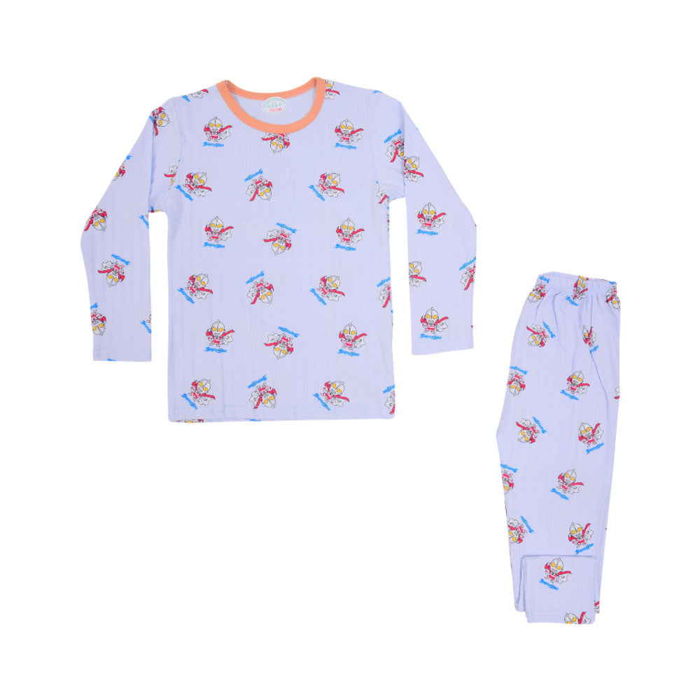BOYS L/S 2PC SLEEPING SUIT ROT MZW-24 3-4 YEAR N7