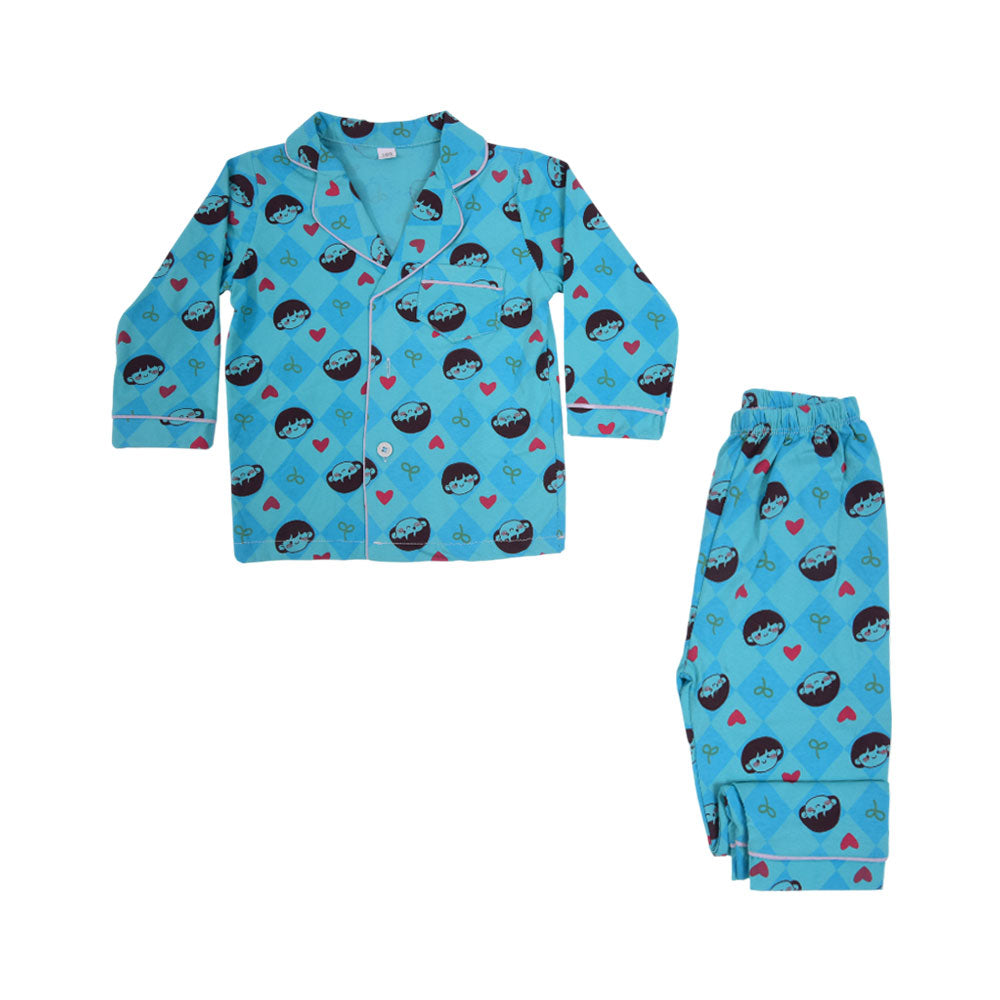 GIRLS L/S 2PC SLEEPING SUIT F/O MZW-24 12-18M NO9