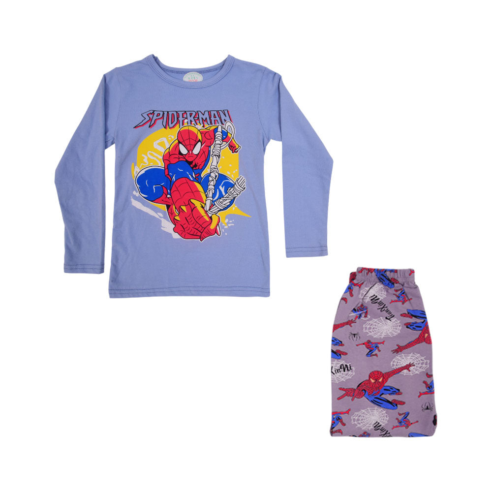 BOYS L/S 2PC SLEEPING SUIT CHR MZW-24 3-4 YEAR N-11