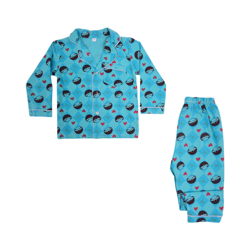 GIRLS L/S 2PC SLEEPING SUIT F/O MZW-24 2-3 YEAR NO9