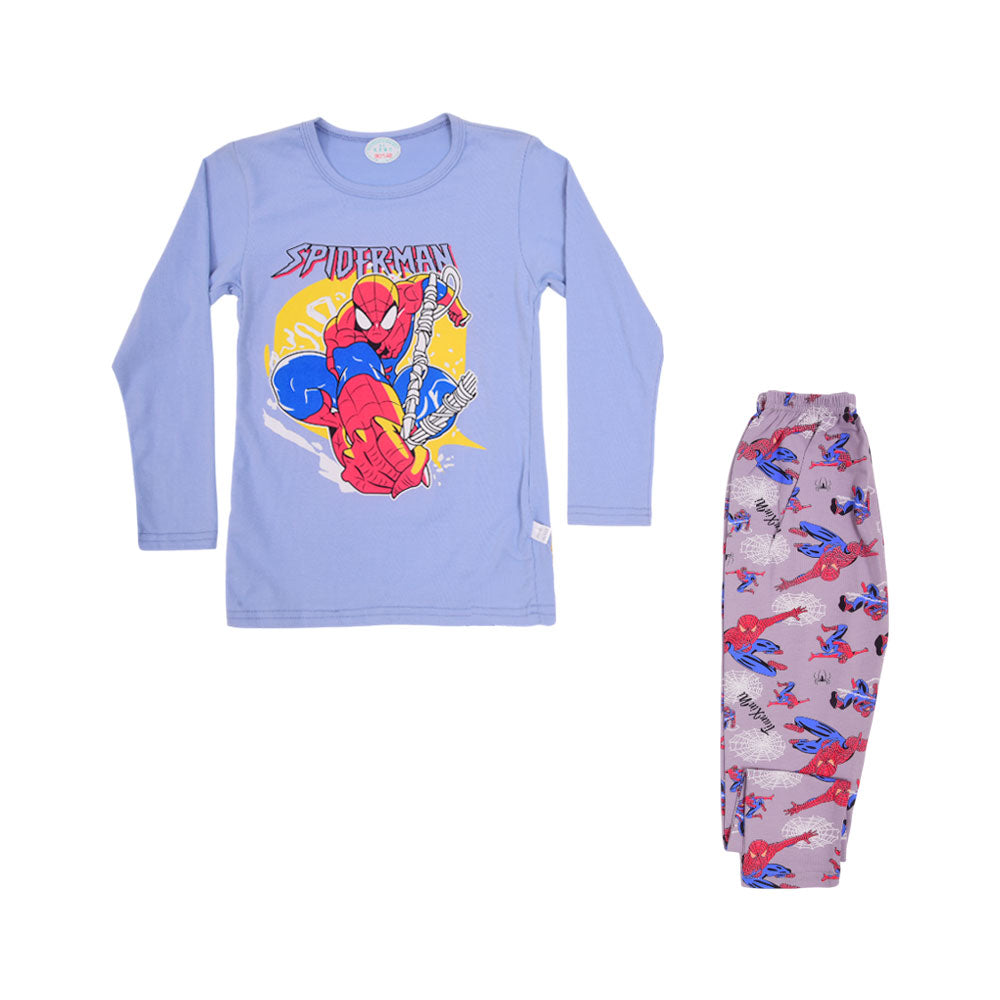 BOYS L/S 2PC SLEEPING SUIT CHR MZW-24 4-5 YEAR N-11