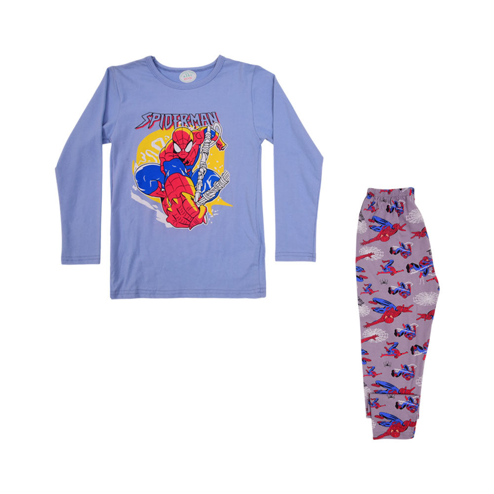 BOYS L/S 2PC SLEEPING SUIT CHR MZW-24 5-6 YEAR N-11