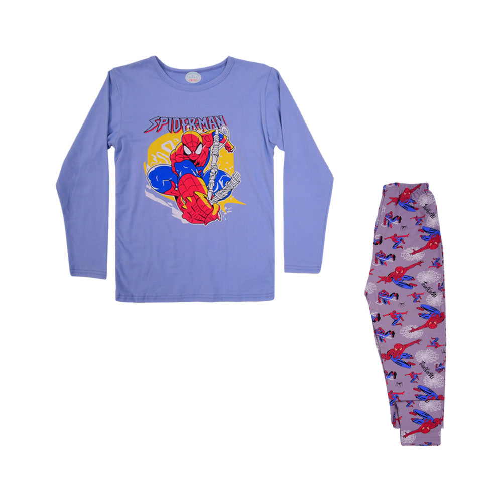 BOYS L/S 2PC SLEEPING SUIT CHR MZW-24 8-9 YEAR N-11