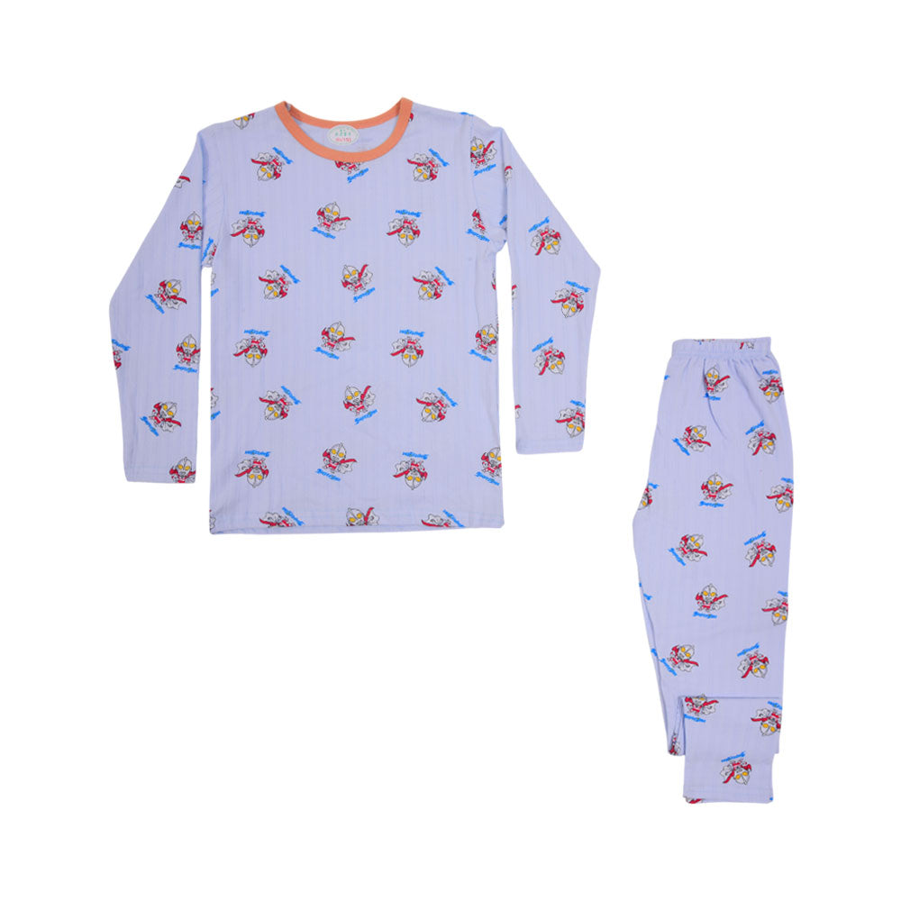 BOYS L/S 2PC SLEEPING SUIT ROT MZW-24 5-6 YEAR N7